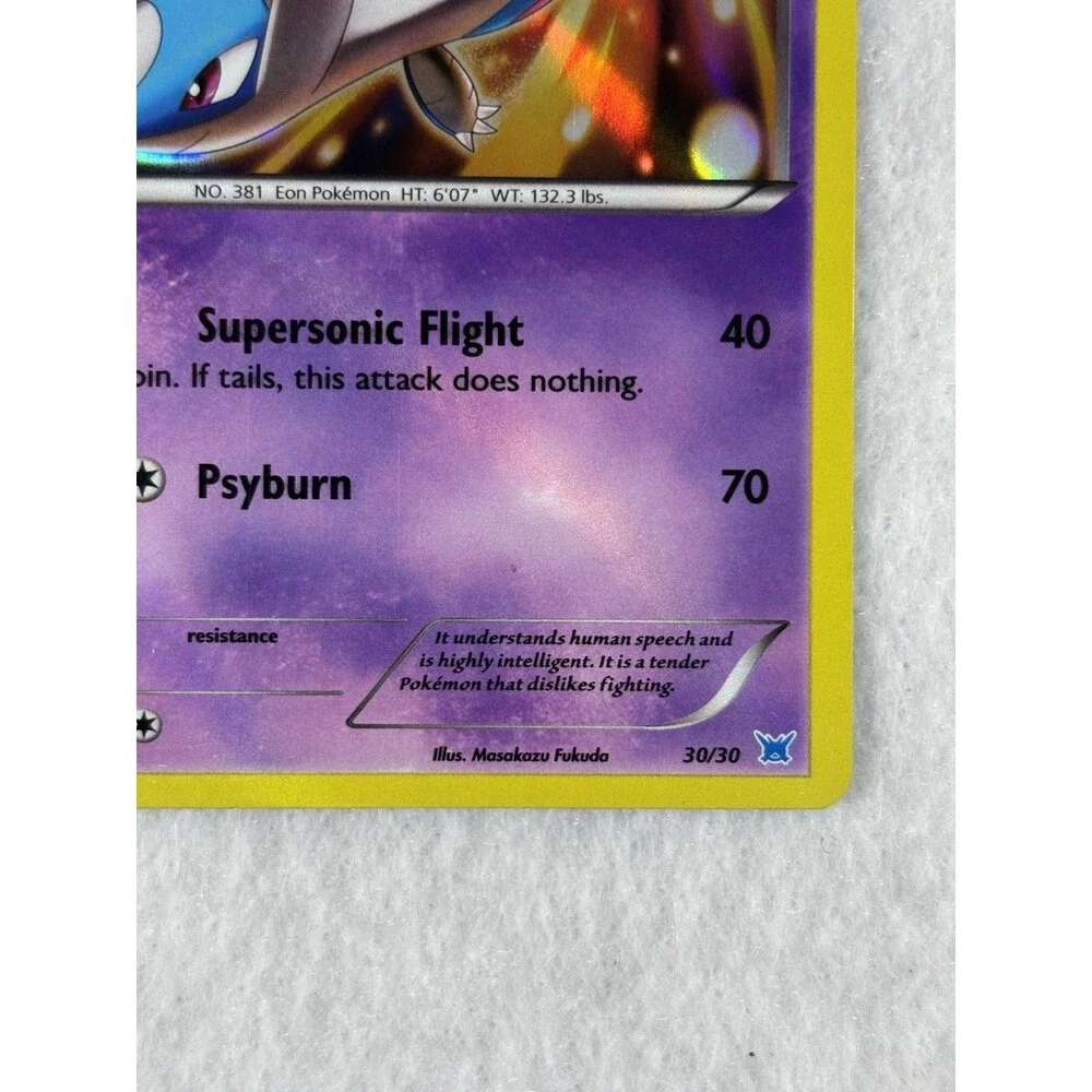 Pokémon Latios 30/30 & Latias 30/30 Holo Rare Promo Card Lot Black Star XY